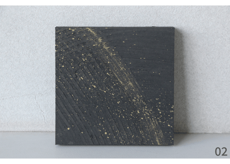 和紙ミニアートパネル「兆し－kizashi」　Washi Mini Art Panel　150×150 全3種