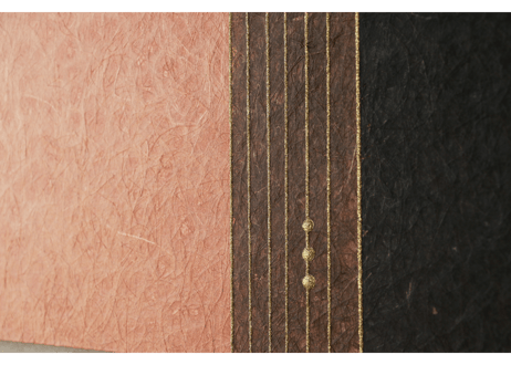 和紙アートパネル「暁闇－Gyouan」　Washi Wall Art Panel　800×210