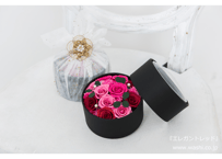【即日発送可】和紙の花／ミニバラのフラワーボックス 全2色