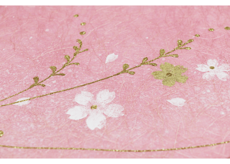 創作デザイン和紙・桜モチーフ（商品番号：as-20604)
