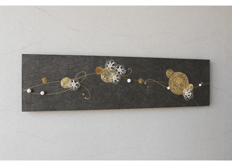 和紙マグネットアートパネル「舞－Mai」　Washi Wall Art Panel　800×210