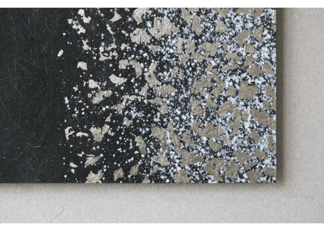 和紙アートパネル「雪月－Setsugetsu」　Washi Wall Art Panel　450×450