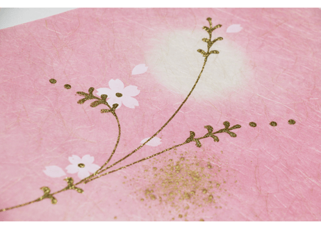 創作デザイン和紙・桜モチーフ（商品番号：as-20603)