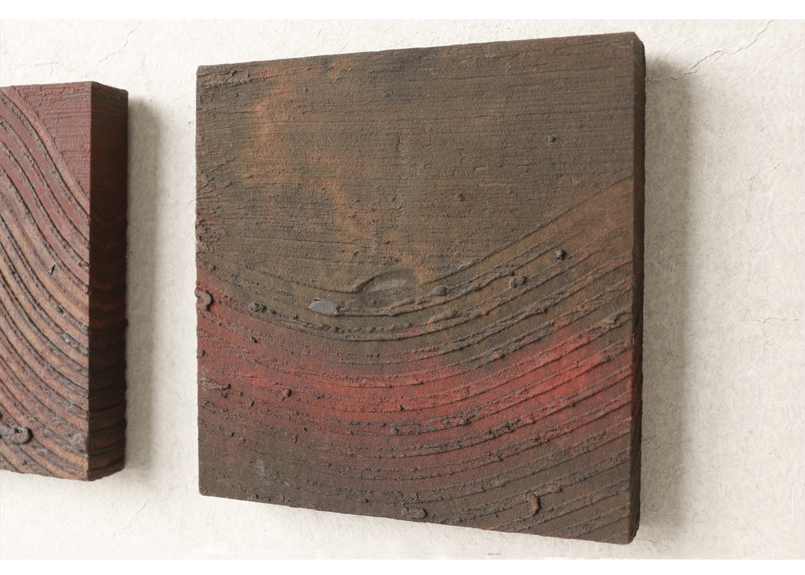 和紙ミニアートパネル「土の鼓動－rhythm of the earth」 Washi