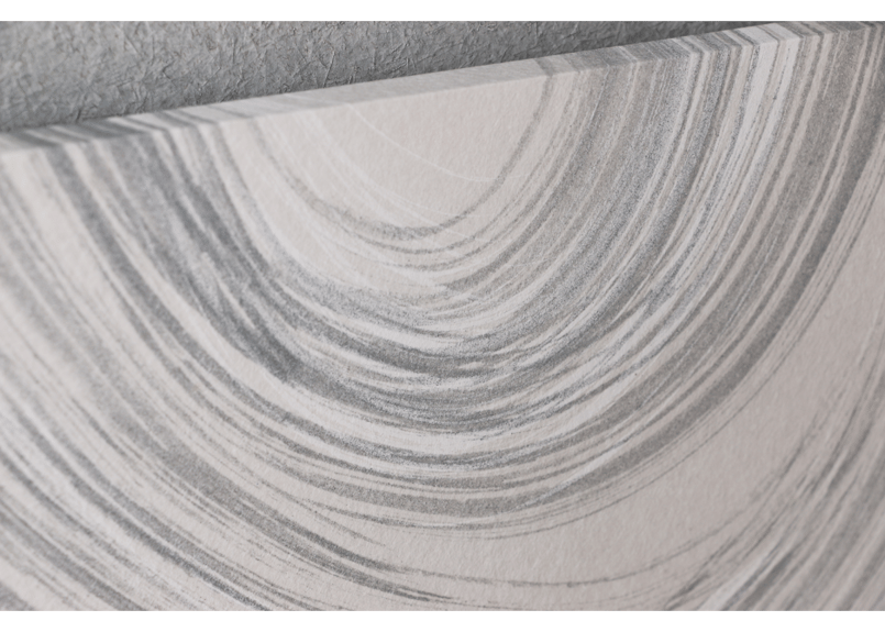 和紙アートパネル「波紋－Hamon」 Washi Wall Art Panel 900×145