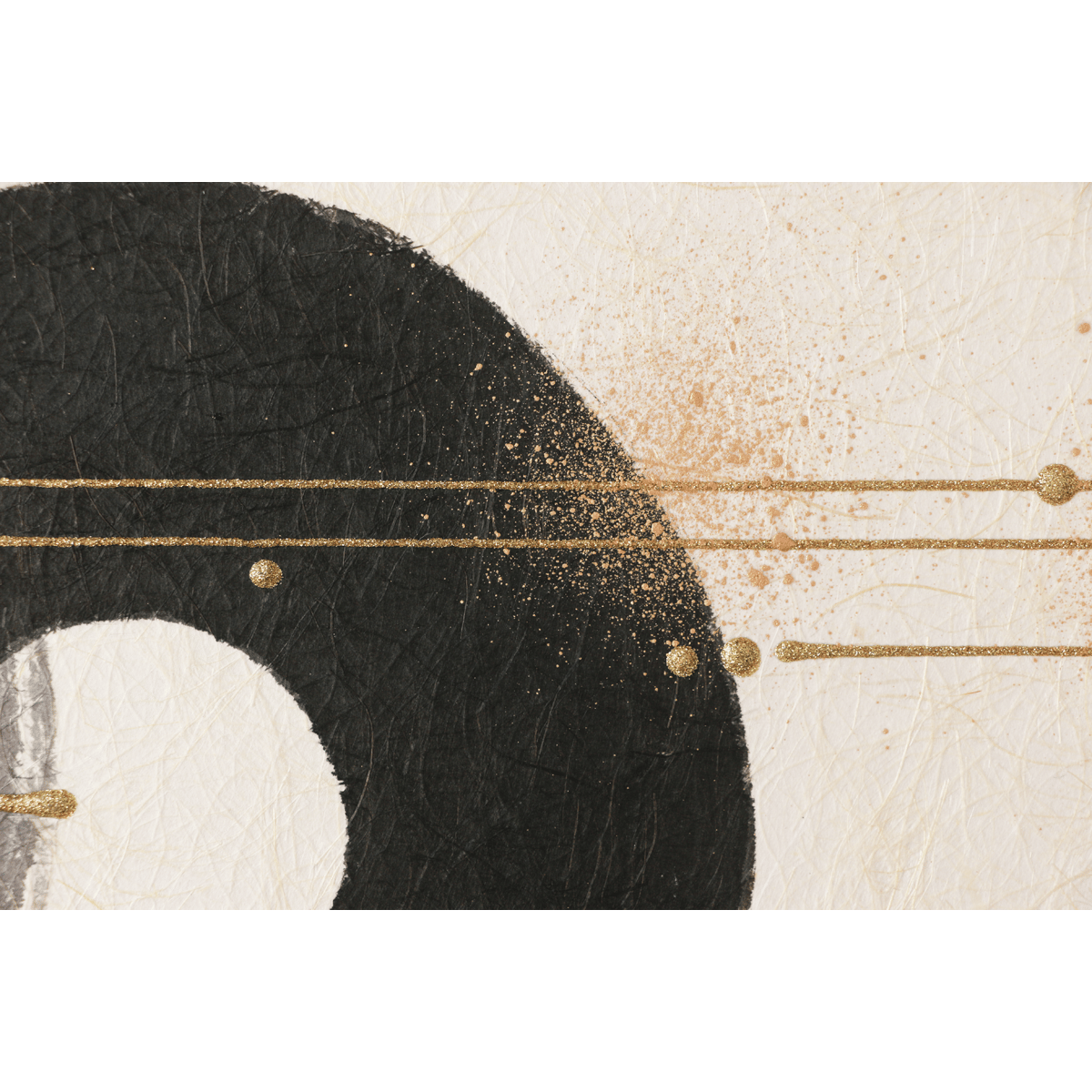 和紙アートパネル「輪－Rin」 Washi Wall Art Panel 910×280 |