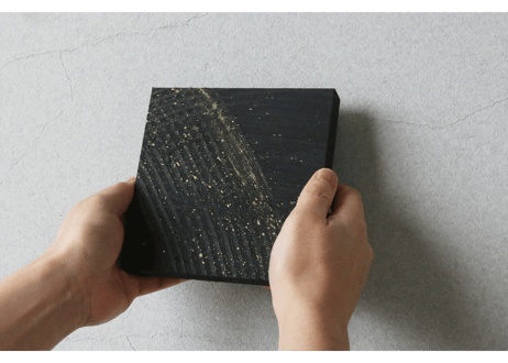 和紙ミニアートパネル「兆し－kizashi」　Washi Mini Art Panel　150×150 全3種