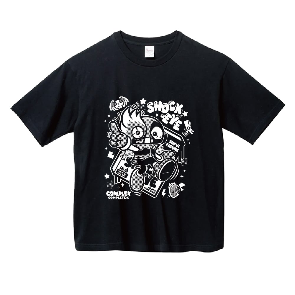 2025夏版 STUDIO24ビッグシルエットTシャツ（W/黒） | STUDIO24
