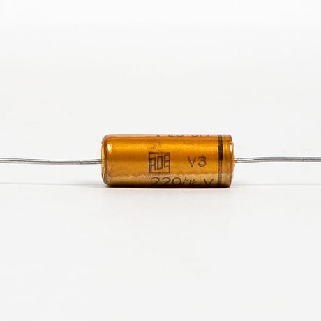 Elko ROE 220uF/16v 85° axial コンデンサー