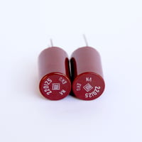 ROE 220uF/25v radial コンデンサー　 ペア取り品