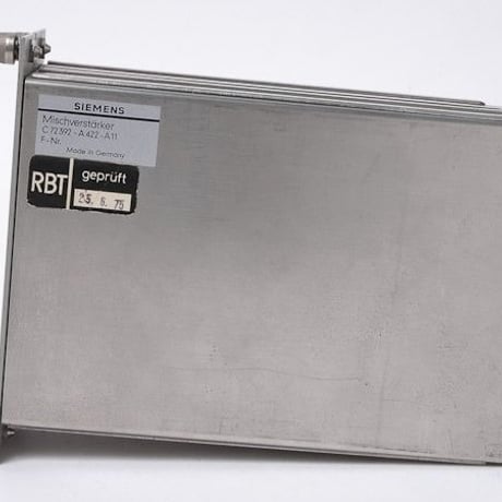 SIEMENS V275/01 / mono bus bar amp ×2