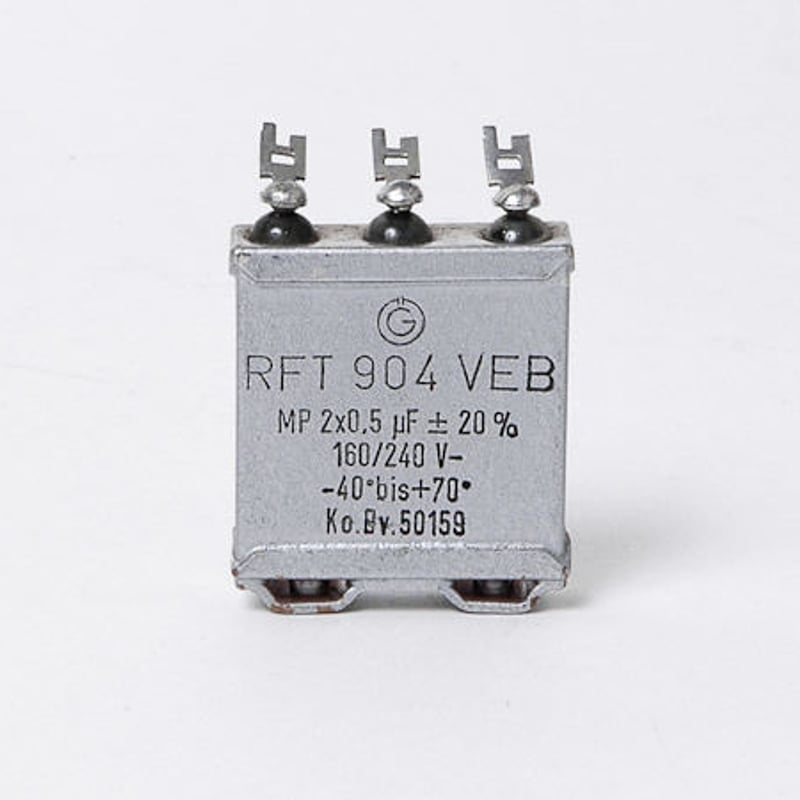 RFT MPオイルコンデンサ 0.5uF+0.5uF/160V (NOS) | module