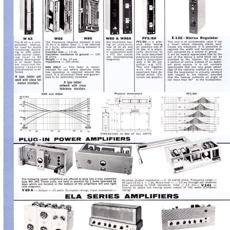TELEFUNKEN STUDIO EQUIPMENT AND PROFESSIONAL PRODUCTS 1959