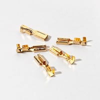 24金メッキ　ファストン端子　5個セット　新品