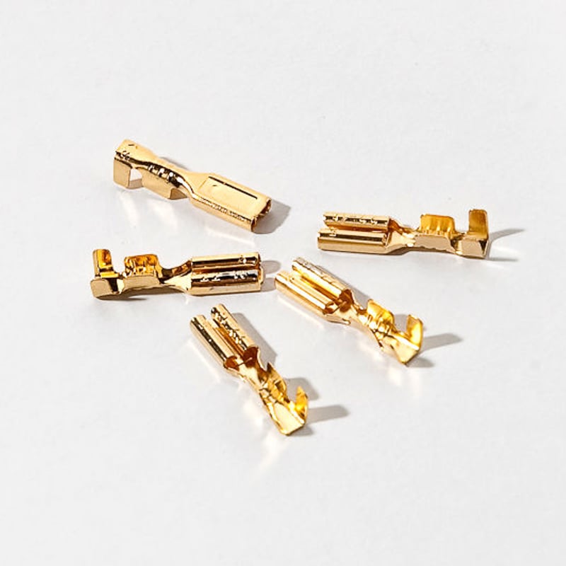 24金メッキ ファストン端子 5個セット 新品 | module