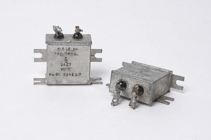 SIEMENS/klangfilm40年代ビンテージコンデンサ0.025uf NOS SPRAGUE 0.05uF(503) 100V セラミック ディスク コンデンサ