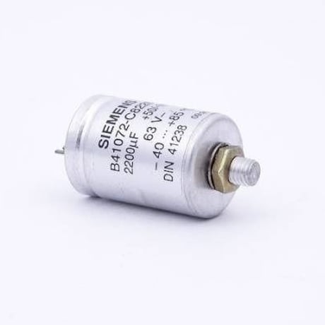 SIEMENS 電解コンデンサ 　2200uF/63V NOS
