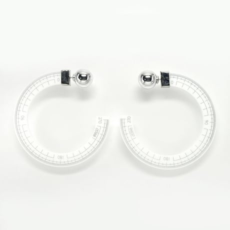 分度器ピアス（両耳セット）