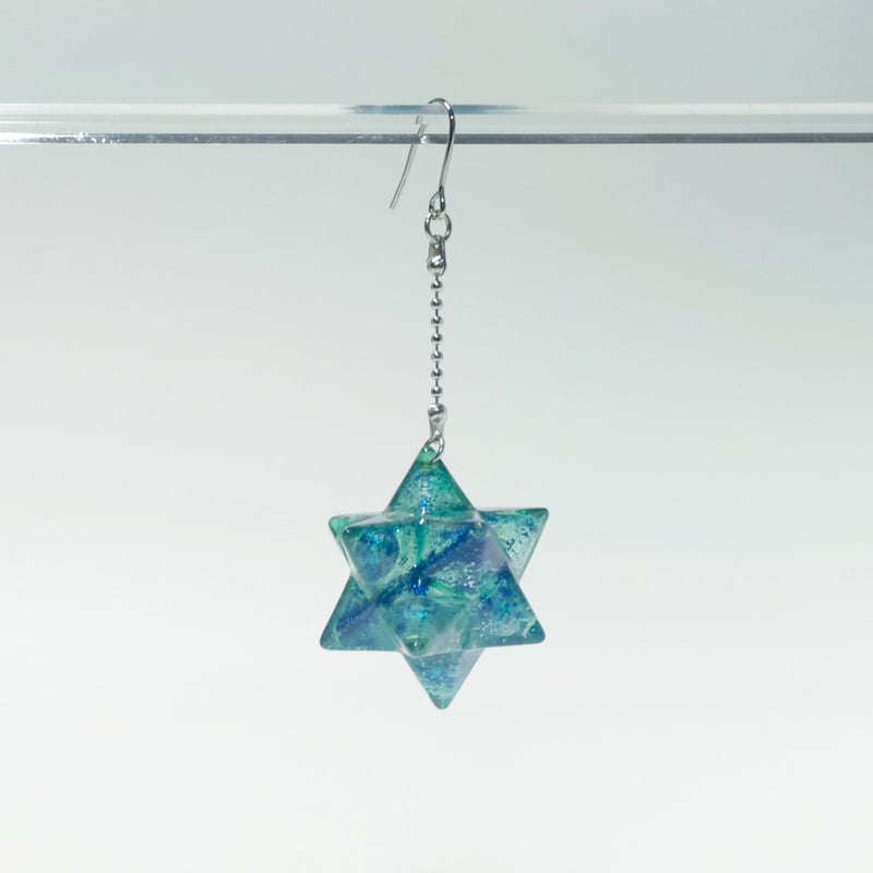 小星型十二面体のピアス | JISS