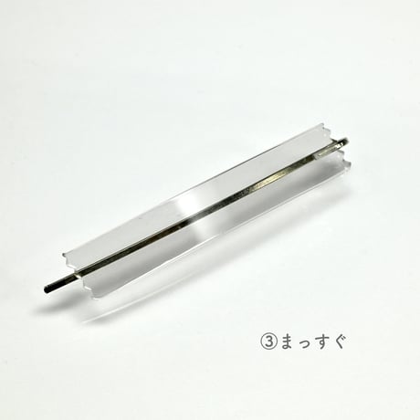 テープのヘアピン　グレー