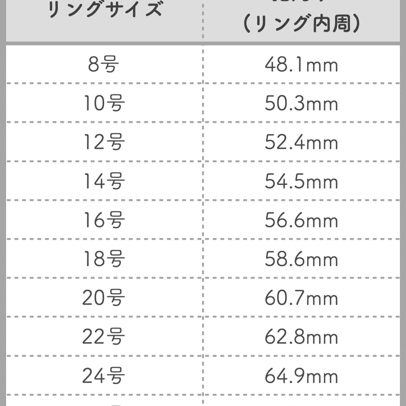 リング購入者のみ】サイズ変更 | JISS