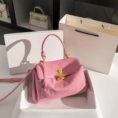 suede leather bag