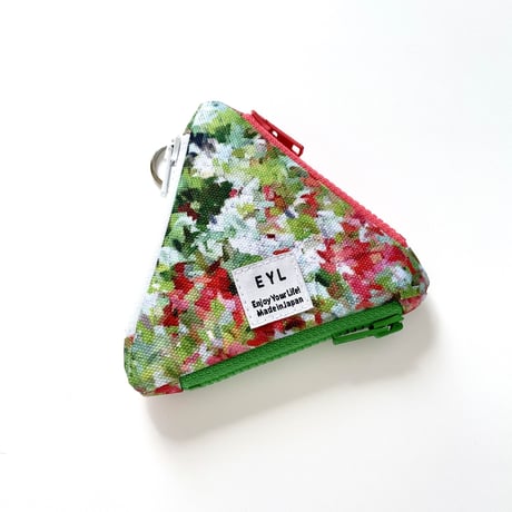 EYL Triple Pocket Pouch【COIN】Impression of Flowers