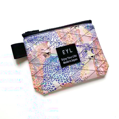 EYL mini wallet "One Shot"  Pink Leopard