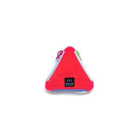 EYL triangle coin purse Neon Orange