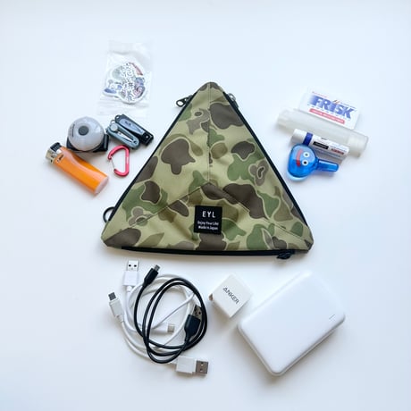 EYL Triple Pocket Pouch【M】Hunting Camo