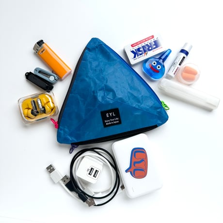 EYL Triple Pocket Pouch【M】DCF Hybrid Blue
