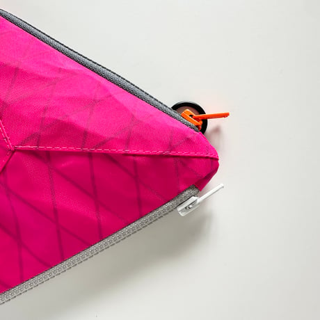 EYL Triple Pocket Pouch【S】Hot Pink
