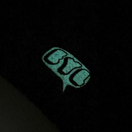 Knit Cap "Sweetness" Glow in the Dark-Navy