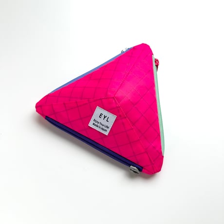 EYL Triple Pocket Pouch【M】ECOPAK Hot Pink