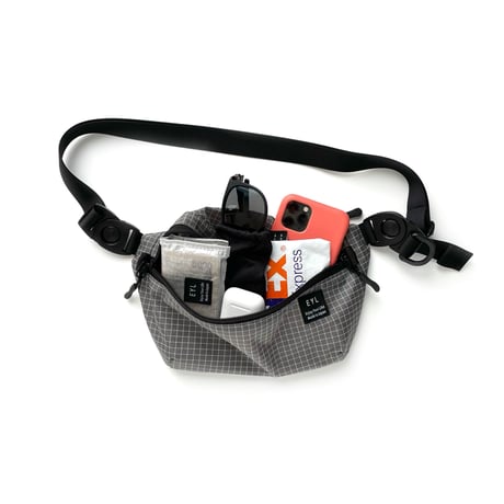 EYL "Waist Bag" 210D HDPE X-Grid Gray
