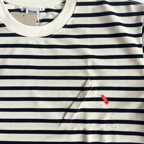 EYL Triangle Pocket S/S Tee DRYCOTTONY HeavyWeight Border
