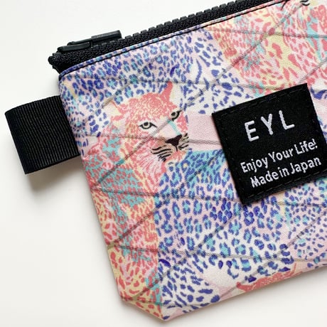 EYL mini wallet "One Shot"  Pink Leopard