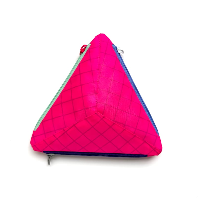 EYL Triple Pocket Pouch【M】ECOPAK Hot Pink | EYL
