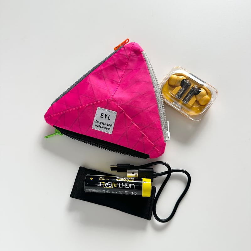EYL Triple Pocket Pouch【S】Hot Pink | EYL Online