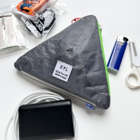 EYL Triple Pocket Pouch【M】 DCF Hybrid  Gray