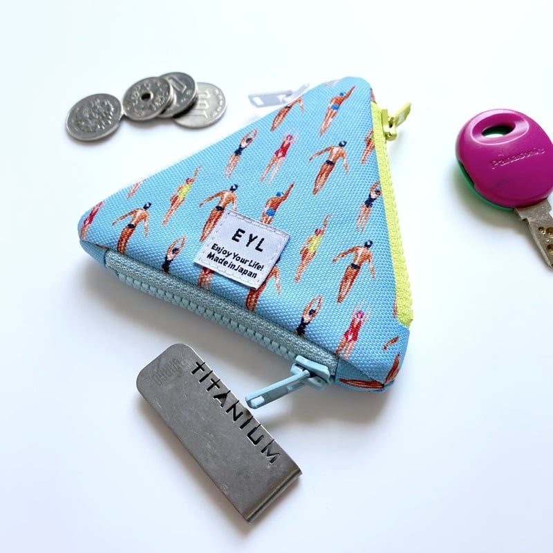 EYLのTriple Pocket Pouchとコインケースです。 EYL Triple Pocket Pouch【COIN】Swim | EYL Online