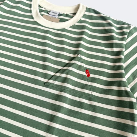 EYL Triangle Pocket S/S Tee DRYCOTTONY HeavyWeight Border
