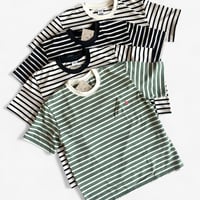 EYL Triangle Pocket S/S Tee DRYCOTTONY HeavyWeight Border