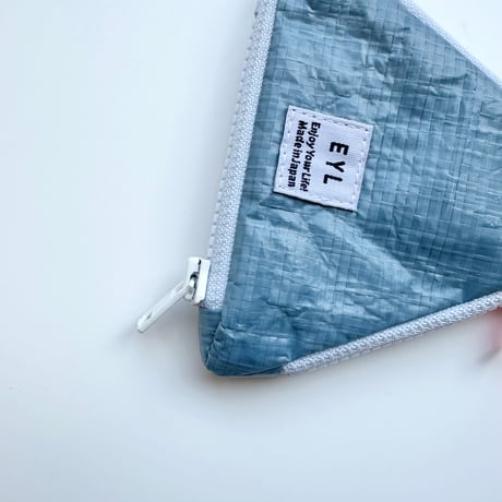 EYL Triple Pocket Pouch【COIN】Sax Blue