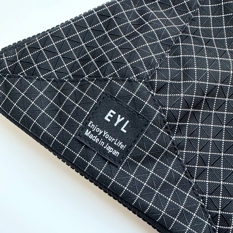 EYL Triple Pocket Pouch【S】Dyneema X-grid Black