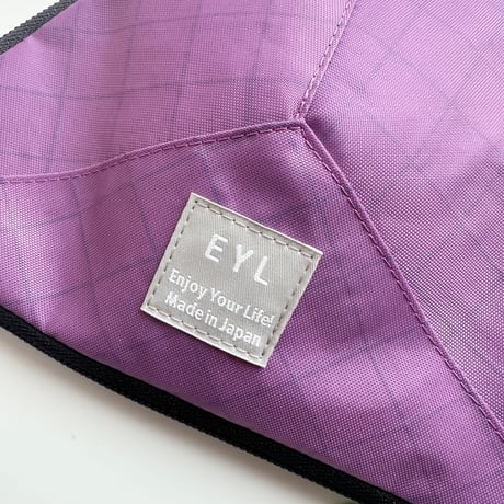 EYL Triple Pocket Pouch【M】ECOPAK Lavender