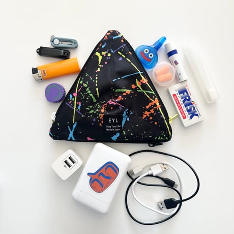 EYL Triple Pocket Pouch【M】Splatter