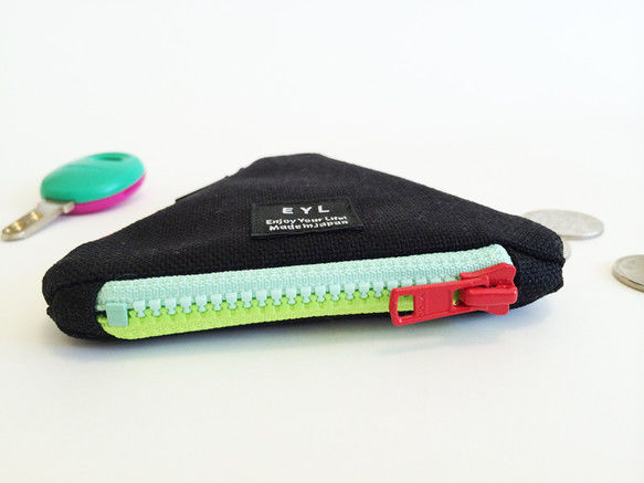 EYL Triple Pocket Pouch【COIN】Black コイン EYL Triple Pocket Pouch【COIN】DCFH Black | EYL O