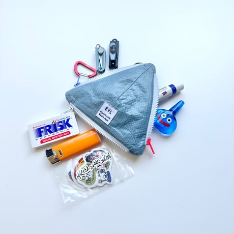 EYL Triple Pocket Pouch【S】Sax Blue