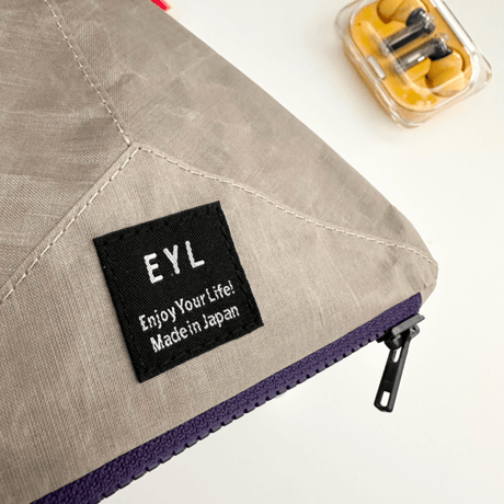 EYL Triple Pocket Pouch【S】DCF Hybrid Sand Beige